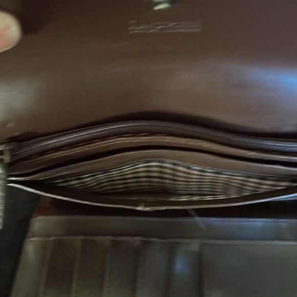 Lauren Ralph Lauren Brown Leather Trifold Wallet - Picture 4 of 6